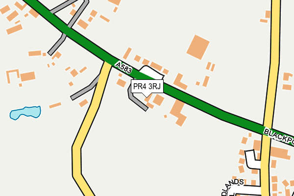 PR4 3RJ map - OS OpenMap – Local (Ordnance Survey) PR4 3RJ map - OS OpenMap – Local (Ordnance Survey)