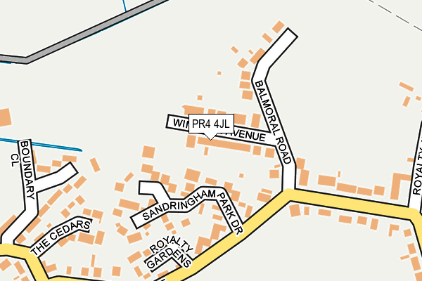 PR4 4JL map - OS OpenMap – Local (Ordnance Survey) PR4 4JL map - OS OpenMap – Local (Ordnance Survey)