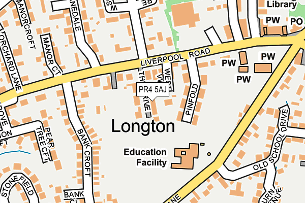 PR4 5AJ map - OS OpenMap – Local (Ordnance Survey) PR4 5AJ map - OS OpenMap – Local (Ordnance Survey)