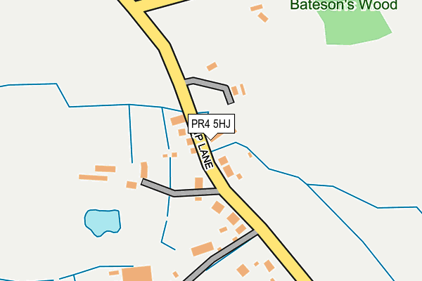 PR4 5HJ map - OS OpenMap – Local (Ordnance Survey) PR4 5HJ map - OS OpenMap – Local (Ordnance Survey)