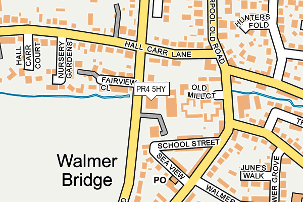 PR4 5HY map - OS OpenMap – Local (Ordnance Survey) PR4 5HY map - OS OpenMap – Local (Ordnance Survey)