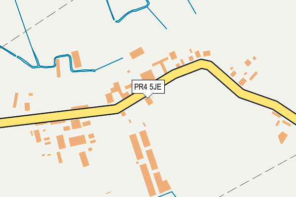 PR4 5JE map - OS OpenMap – Local (Ordnance Survey) PR4 5JE map - OS OpenMap – Local (Ordnance Survey)