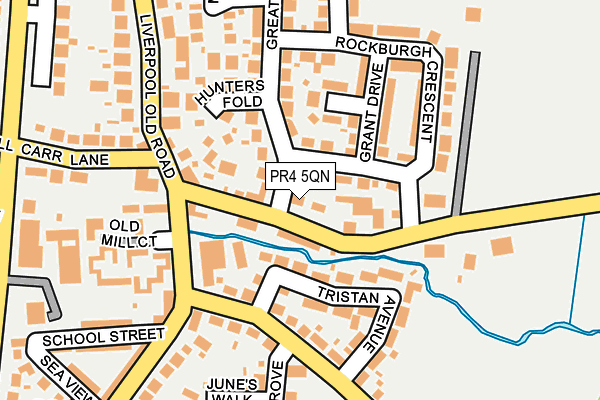 PR4 5QN map - OS OpenMap – Local (Ordnance Survey) PR4 5QN map - OS OpenMap – Local (Ordnance Survey)
