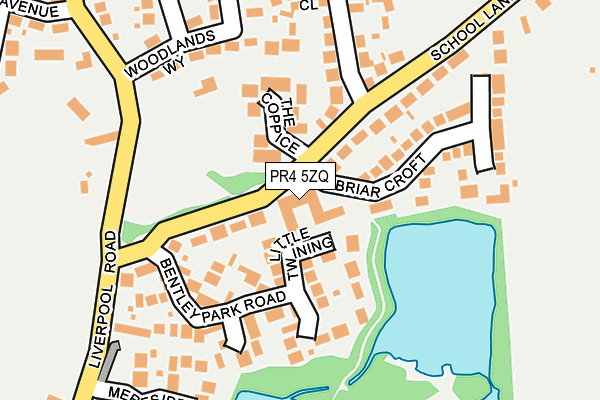 PR4 5ZQ map - OS OpenMap – Local (Ordnance Survey) PR4 5ZQ map - OS OpenMap – Local (Ordnance Survey)