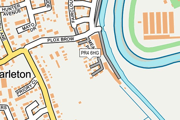 PR4 6HG map - OS OpenMap – Local (Ordnance Survey) PR4 6HG map - OS OpenMap – Local (Ordnance Survey)