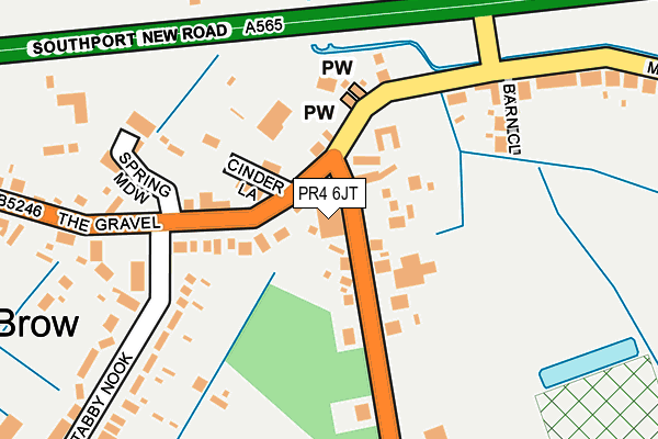 PR4 6JT map - OS OpenMap – Local (Ordnance Survey) PR4 6JT map - OS OpenMap – Local (Ordnance Survey)