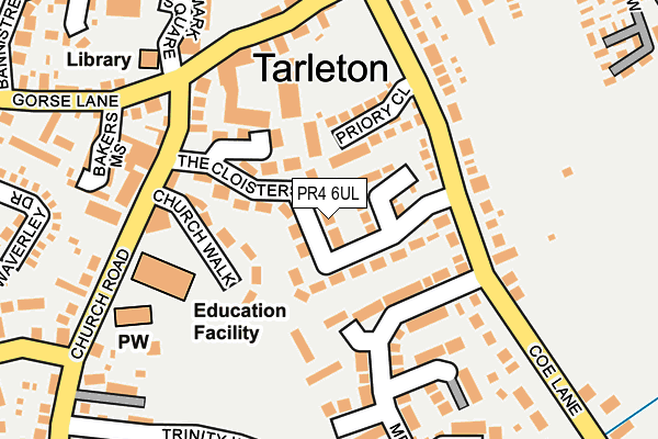 PR4 6UL map - OS OpenMap – Local (Ordnance Survey) PR4 6UL map - OS OpenMap – Local (Ordnance Survey)