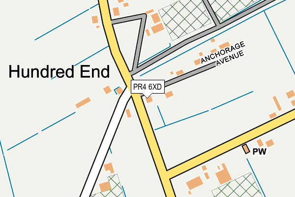 PR4 6XD map - OS OpenMap – Local (Ordnance Survey) PR4 6XD map - OS OpenMap – Local (Ordnance Survey)