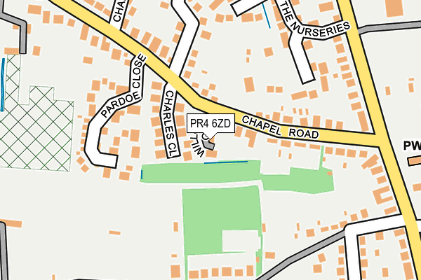 PR4 6ZD map - OS OpenMap – Local (Ordnance Survey) PR4 6ZD map - OS OpenMap – Local (Ordnance Survey)
