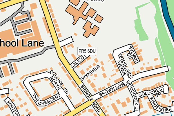 PR5 6DU map - OS OpenMap – Local (Ordnance Survey) PR5 6DU map - OS OpenMap – Local (Ordnance Survey)