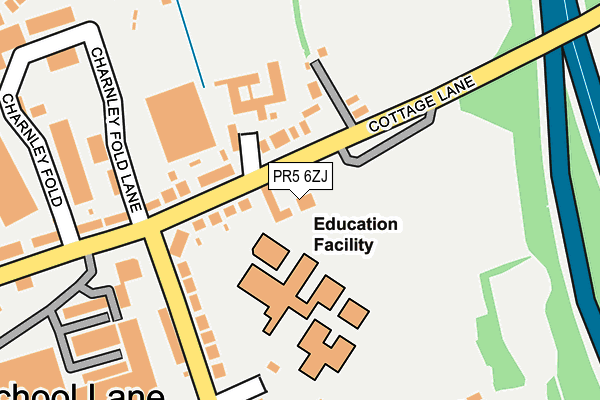 PR5 6ZJ map - OS OpenMap – Local (Ordnance Survey) PR5 6ZJ map - OS OpenMap – Local (Ordnance Survey)