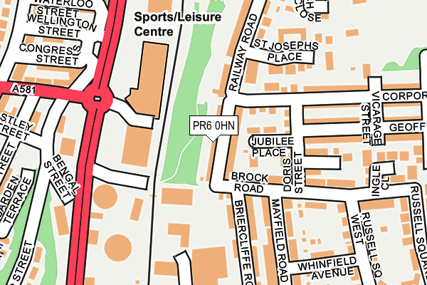 PR6 0HN map - OS OpenMap – Local (Ordnance Survey) PR6 0HN map - OS OpenMap – Local (Ordnance Survey)