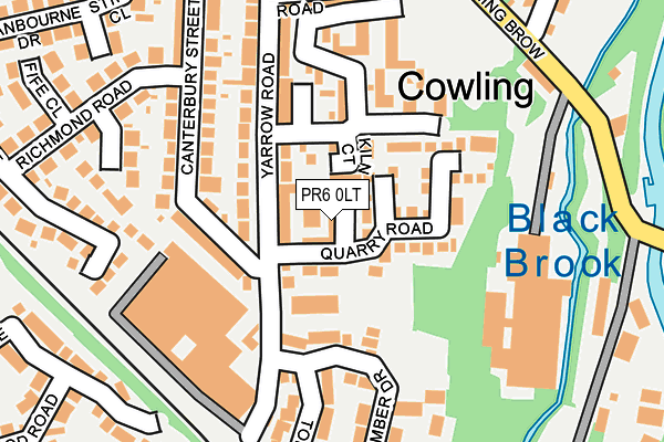 PR6 0LT map - OS OpenMap – Local (Ordnance Survey) PR6 0LT map - OS OpenMap – Local (Ordnance Survey)