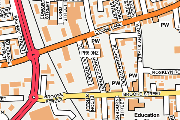 PR6 0NZ map - OS OpenMap – Local (Ordnance Survey) PR6 0NZ map - OS OpenMap – Local (Ordnance Survey)