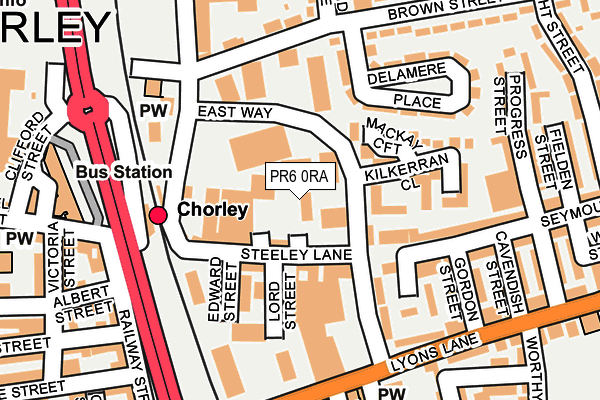 PR6 0RA map - OS OpenMap – Local (Ordnance Survey) PR6 0RA map - OS OpenMap – Local (Ordnance Survey)