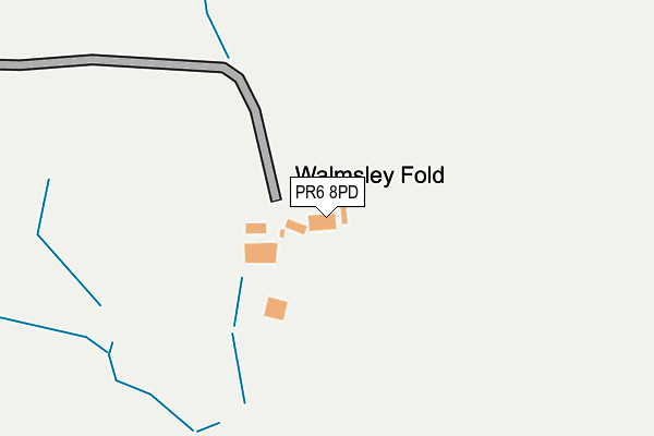 PR6 8PD map - OS OpenMap – Local (Ordnance Survey) PR6 8PD map - OS OpenMap – Local (Ordnance Survey)