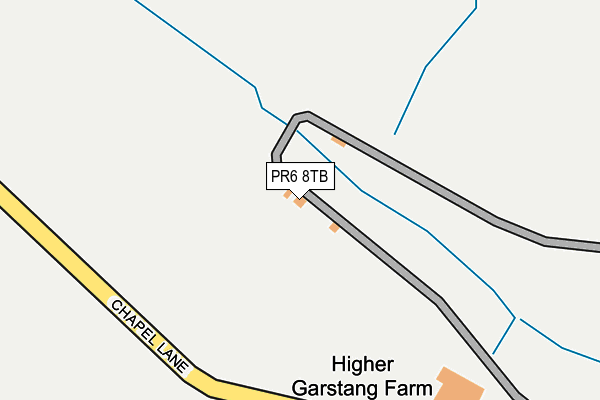PR6 8TB map - OS OpenMap – Local (Ordnance Survey) PR6 8TB map - OS OpenMap – Local (Ordnance Survey)