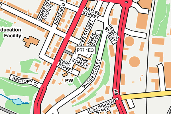 PR7 1EQ map - OS OpenMap – Local (Ordnance Survey) PR7 1EQ map - OS OpenMap – Local (Ordnance Survey)