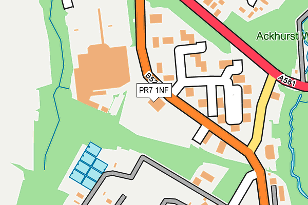 PR7 1NF map - OS OpenMap – Local (Ordnance Survey) PR7 1NF map - OS OpenMap – Local (Ordnance Survey)