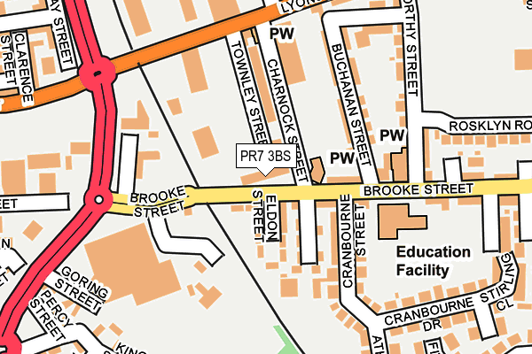 PR7 3BS map - OS OpenMap – Local (Ordnance Survey) PR7 3BS map - OS OpenMap – Local (Ordnance Survey)