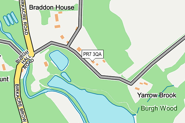 PR7 3QA map - OS OpenMap – Local (Ordnance Survey) PR7 3QA map - OS OpenMap – Local (Ordnance Survey)