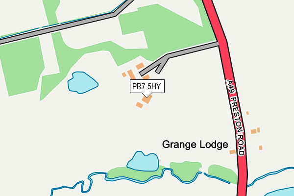 PR7 5HY map - OS OpenMap – Local (Ordnance Survey) PR7 5HY map - OS OpenMap – Local (Ordnance Survey)