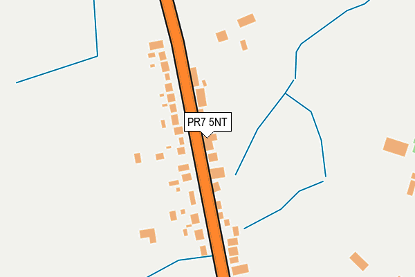 PR7 5NT map - OS OpenMap – Local (Ordnance Survey) PR7 5NT map - OS OpenMap – Local (Ordnance Survey)