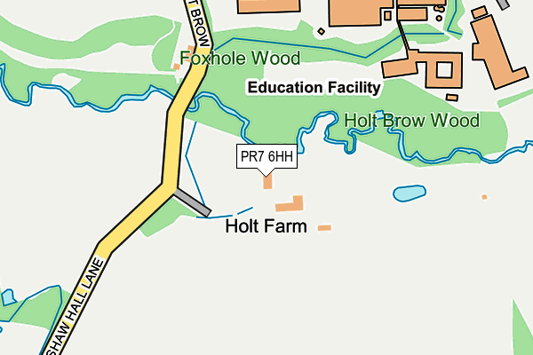 PR7 6HH map - OS OpenMap – Local (Ordnance Survey) PR7 6HH map - OS OpenMap – Local (Ordnance Survey)