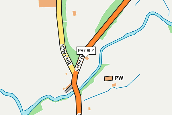 PR7 6LZ map - OS OpenMap – Local (Ordnance Survey) PR7 6LZ map - OS OpenMap – Local (Ordnance Survey)