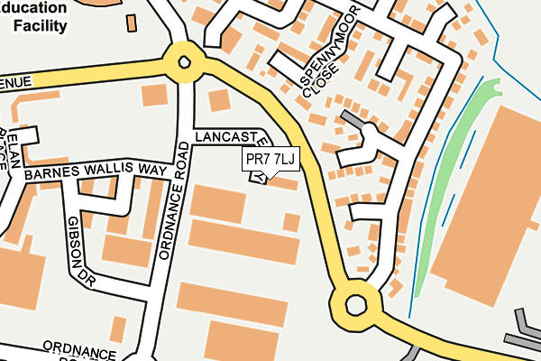 PR7 7LJ map - OS OpenMap – Local (Ordnance Survey) PR7 7LJ map - OS OpenMap – Local (Ordnance Survey)