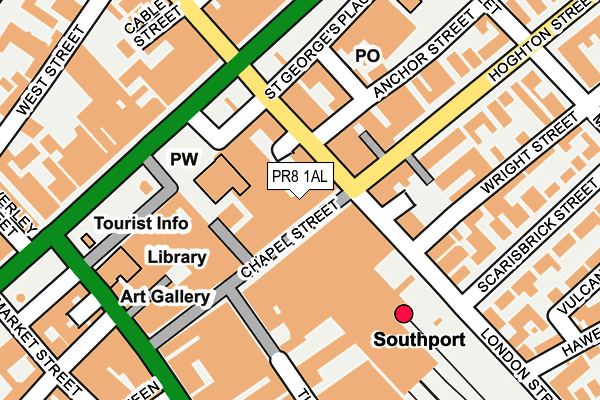 PR8 1AL map - OS OpenMap – Local (Ordnance Survey) PR8 1AL map - OS OpenMap – Local (Ordnance Survey)