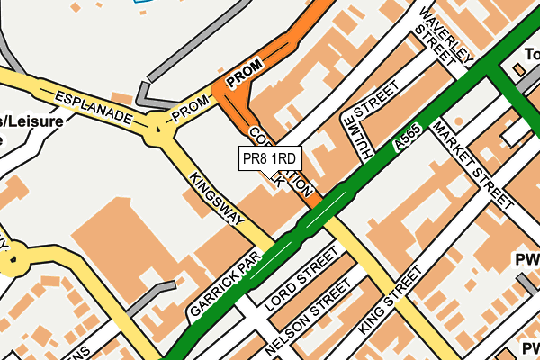 PR8 1RD map - OS OpenMap – Local (Ordnance Survey) PR8 1RD map - OS OpenMap – Local (Ordnance Survey)