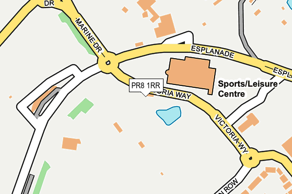 PR8 1RR map - OS OpenMap – Local (Ordnance Survey) PR8 1RR map - OS OpenMap – Local (Ordnance Survey)