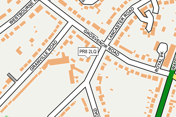 PR8 2LQ map - OS OpenMap – Local (Ordnance Survey) PR8 2LQ map - OS OpenMap – Local (Ordnance Survey)