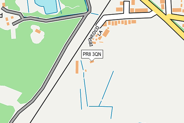 PR8 3QN map - OS OpenMap – Local (Ordnance Survey) PR8 3QN map - OS OpenMap – Local (Ordnance Survey)