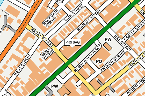 PR9 0AG map - OS OpenMap – Local (Ordnance Survey) PR9 0AG map - OS OpenMap – Local (Ordnance Survey)