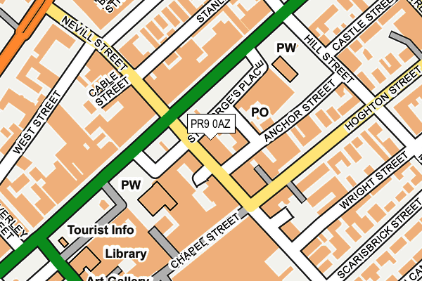 PR9 0AZ map - OS OpenMap – Local (Ordnance Survey) PR9 0AZ map - OS OpenMap – Local (Ordnance Survey)