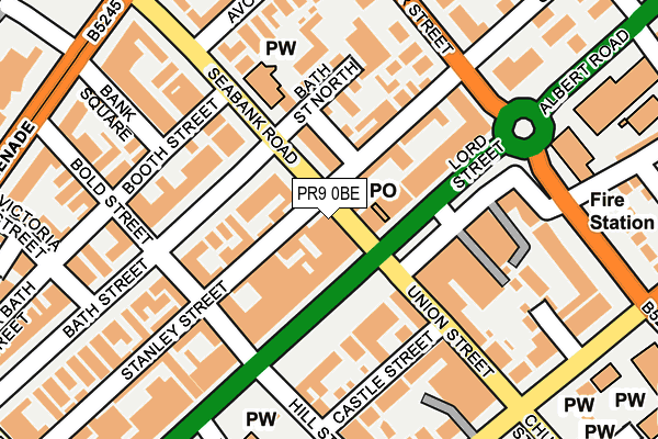 PR9 0BE map - OS OpenMap – Local (Ordnance Survey) PR9 0BE map - OS OpenMap – Local (Ordnance Survey)