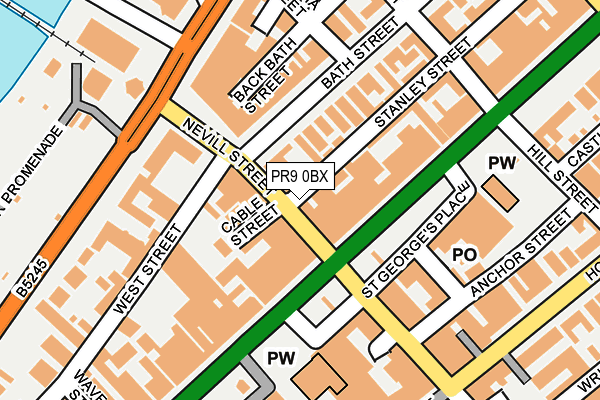 PR9 0BX map - OS OpenMap – Local (Ordnance Survey) PR9 0BX map - OS OpenMap – Local (Ordnance Survey)