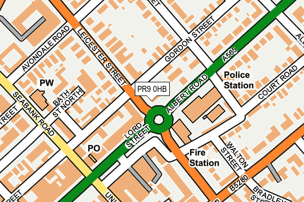 PR9 0HB map - OS OpenMap – Local (Ordnance Survey) PR9 0HB map - OS OpenMap – Local (Ordnance Survey)