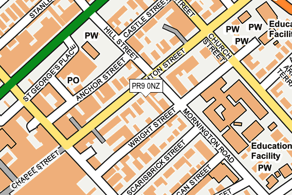PR9 0NZ map - OS OpenMap – Local (Ordnance Survey) PR9 0NZ map - OS OpenMap – Local (Ordnance Survey)