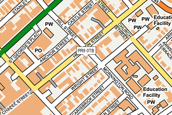 PR9 0TB map - OS OpenMap – Local (Ordnance Survey) PR9 0TB map - OS OpenMap – Local (Ordnance Survey)