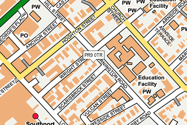 PR9 0TR map - OS OpenMap – Local (Ordnance Survey) PR9 0TR map - OS OpenMap – Local (Ordnance Survey)