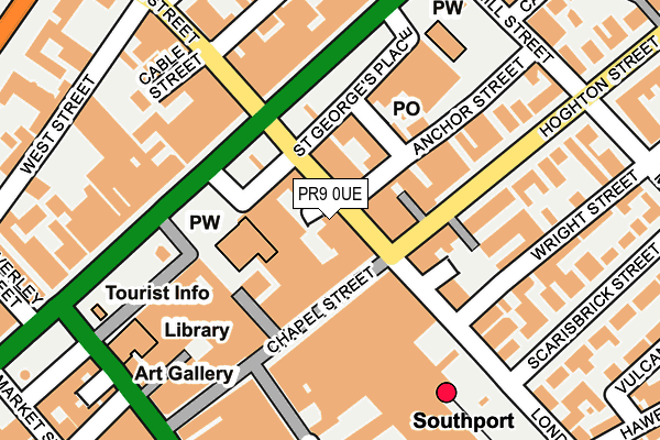 PR9 0UE map - OS OpenMap – Local (Ordnance Survey) PR9 0UE map - OS OpenMap – Local (Ordnance Survey)