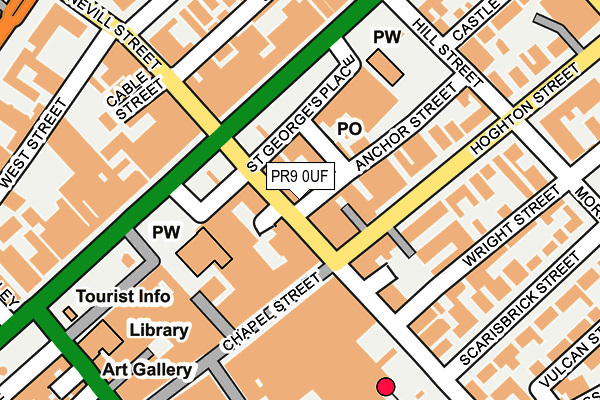 PR9 0UF map - OS OpenMap – Local (Ordnance Survey) PR9 0UF map - OS OpenMap – Local (Ordnance Survey)
