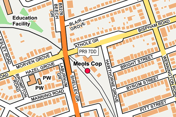 PR9 7DD map - OS OpenMap – Local (Ordnance Survey) PR9 7DD map - OS OpenMap – Local (Ordnance Survey)
