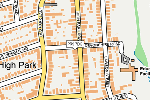 PR9 7DG map - OS OpenMap – Local (Ordnance Survey) PR9 7DG map - OS OpenMap – Local (Ordnance Survey)