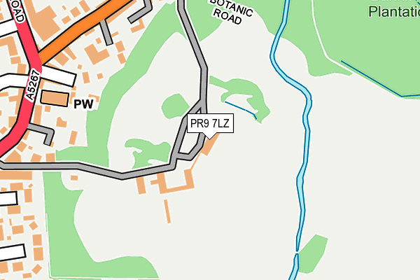 PR9 7LZ map - OS OpenMap – Local (Ordnance Survey) PR9 7LZ map - OS OpenMap – Local (Ordnance Survey)
