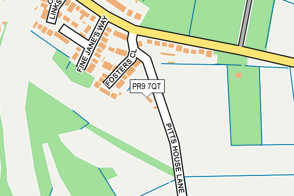 PR9 7QT map - OS OpenMap – Local (Ordnance Survey) PR9 7QT map - OS OpenMap – Local (Ordnance Survey)