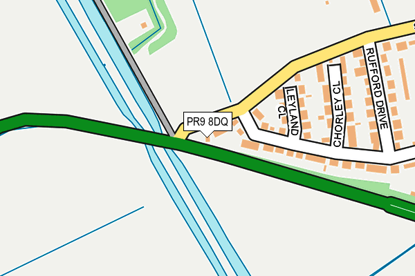 PR9 8DQ map - OS OpenMap – Local (Ordnance Survey) PR9 8DQ map - OS OpenMap – Local (Ordnance Survey)